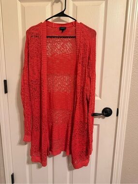 Torrid  Open Knit Long Cardigan Size 1 14/16